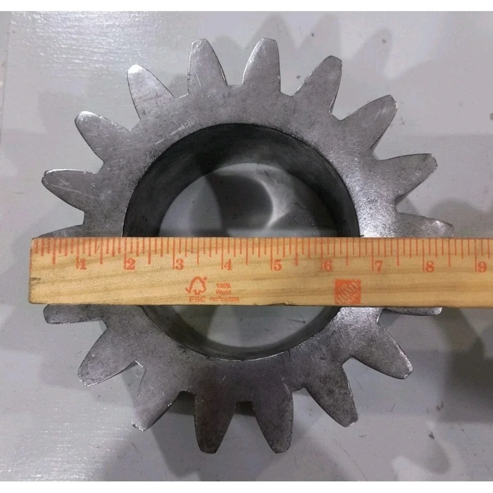 Set of 3 Faux Metal Industrial Gears - Steampunk Cog Props Room Decor